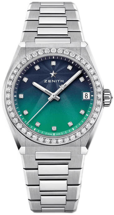 Zenith Damklocka 16.9200.670-34.MI001 Defy Midnight Flerfärgad/Stål - Zenith