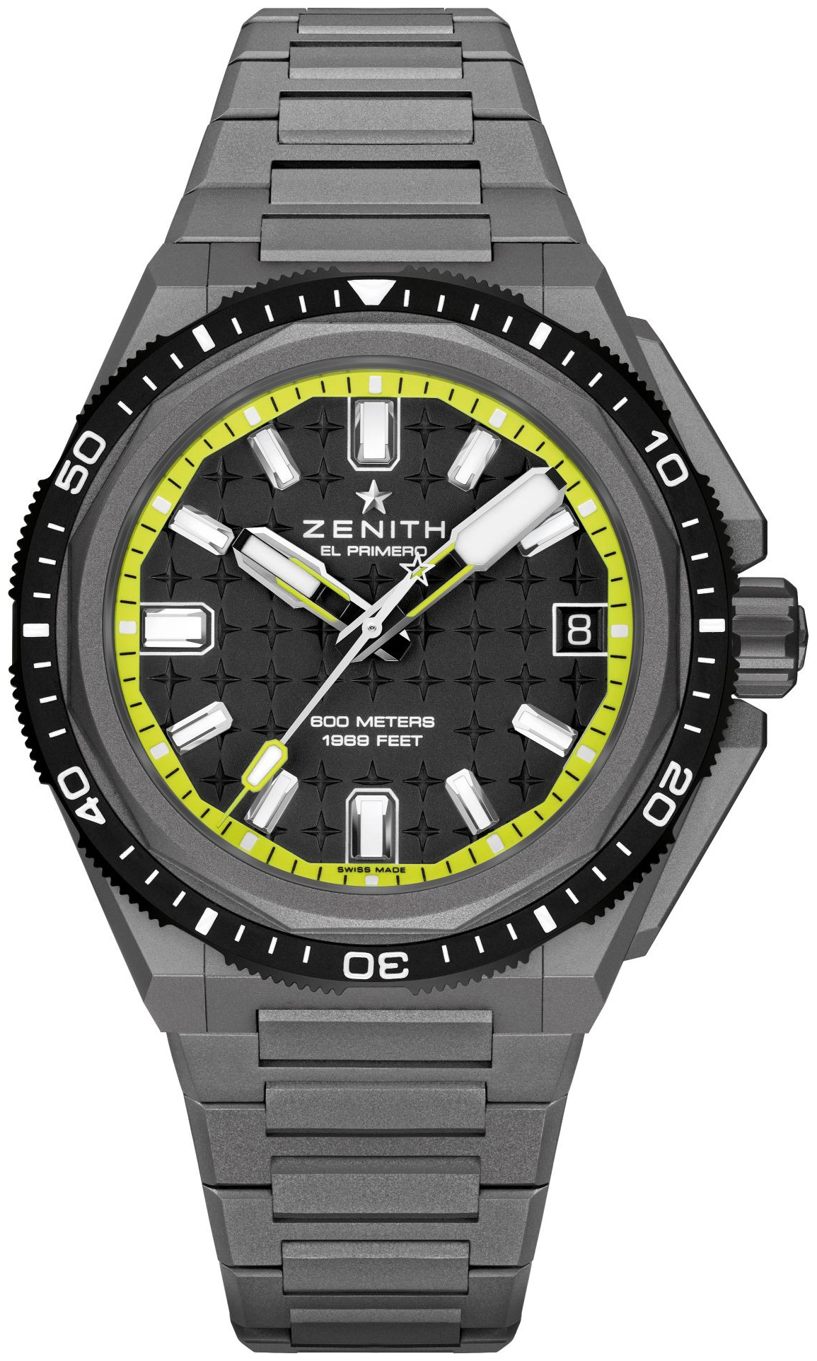 Zenith Herrklocka 97.9600.3620-21.I300 Defy Grå/Titan Ø42.5 mm - Zenith