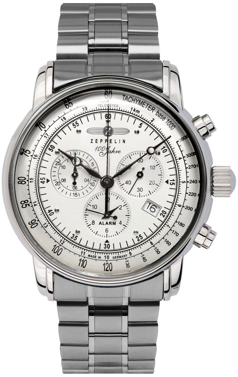 Zeppelin 100 Jahre Herrklocka 7680MB1 Silverfärgad/Stål Ø42 mm - Zeppelin