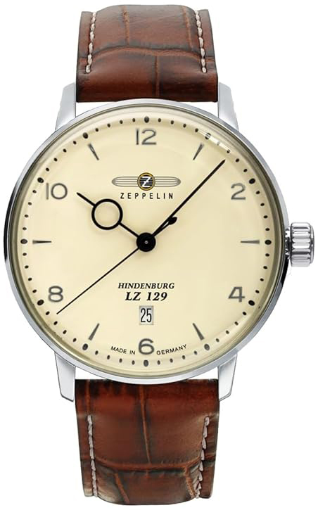 Zeppelin Herrklocka 80425 Lz 129 Hindenburg Beige/Läder Ø40 mm