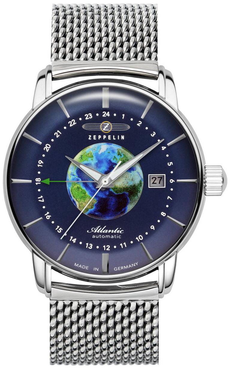 Zeppelin Herrklocka 8468M3 Atlantic Blå/Stål Ø42 mm - Zeppelin